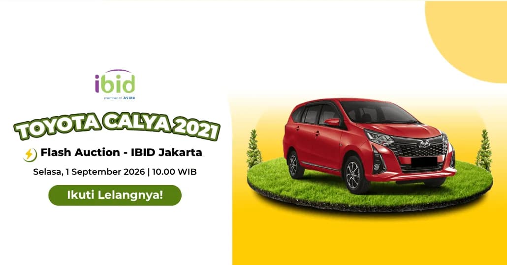 Flash Auction Mobil LCGC Bekas Toyota Calya 2021