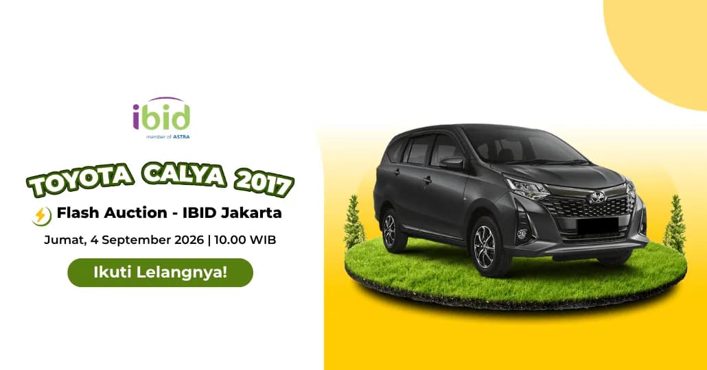 Lelang Mobil Bekas Toyota Calya 2017. (PT Balai Lelang Serasi)