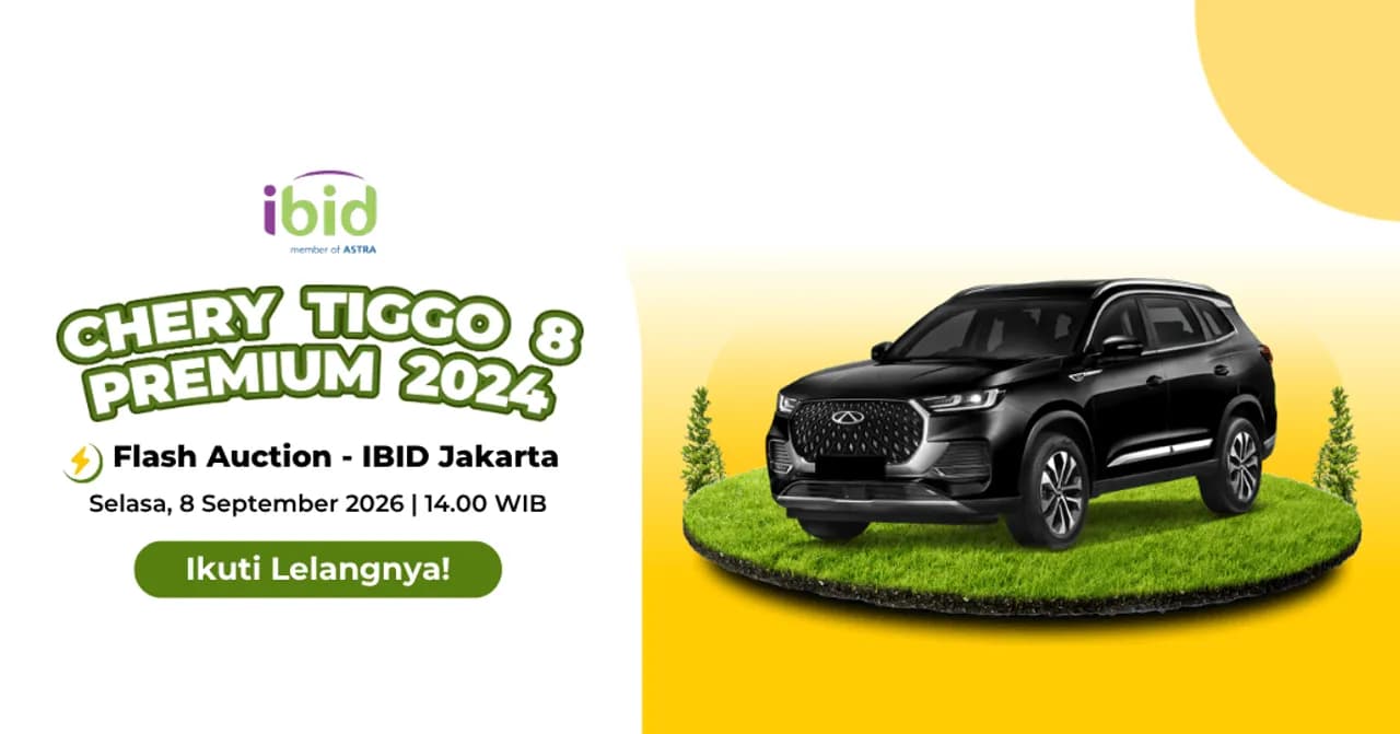 Lelang Mobil SUV Bekas Chery Tiggo 8. (PT Balai Lelang Serasi)