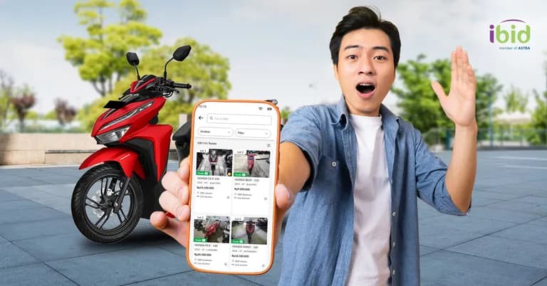 Ajakan Ikut Lelang Motor Bekas IBID