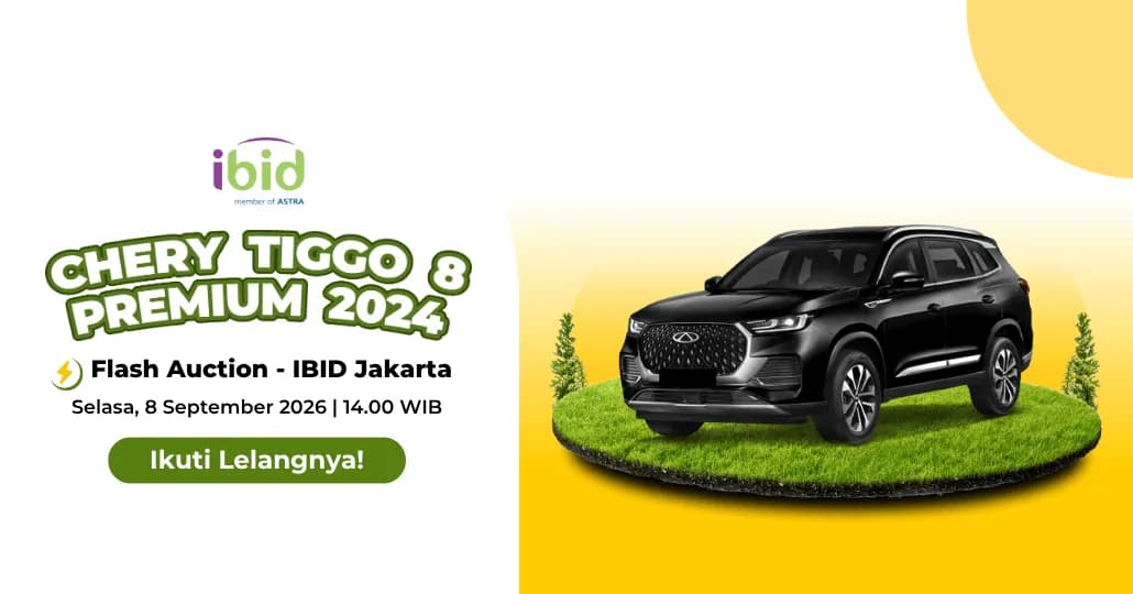 Lelang Mobil SUV Bekas Chery Tiggo 8. (PT Balai Lelang Serasi)