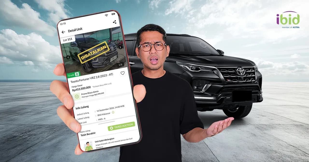 Batal Lelang Mobil. (PT Balai Lelang Serasi)