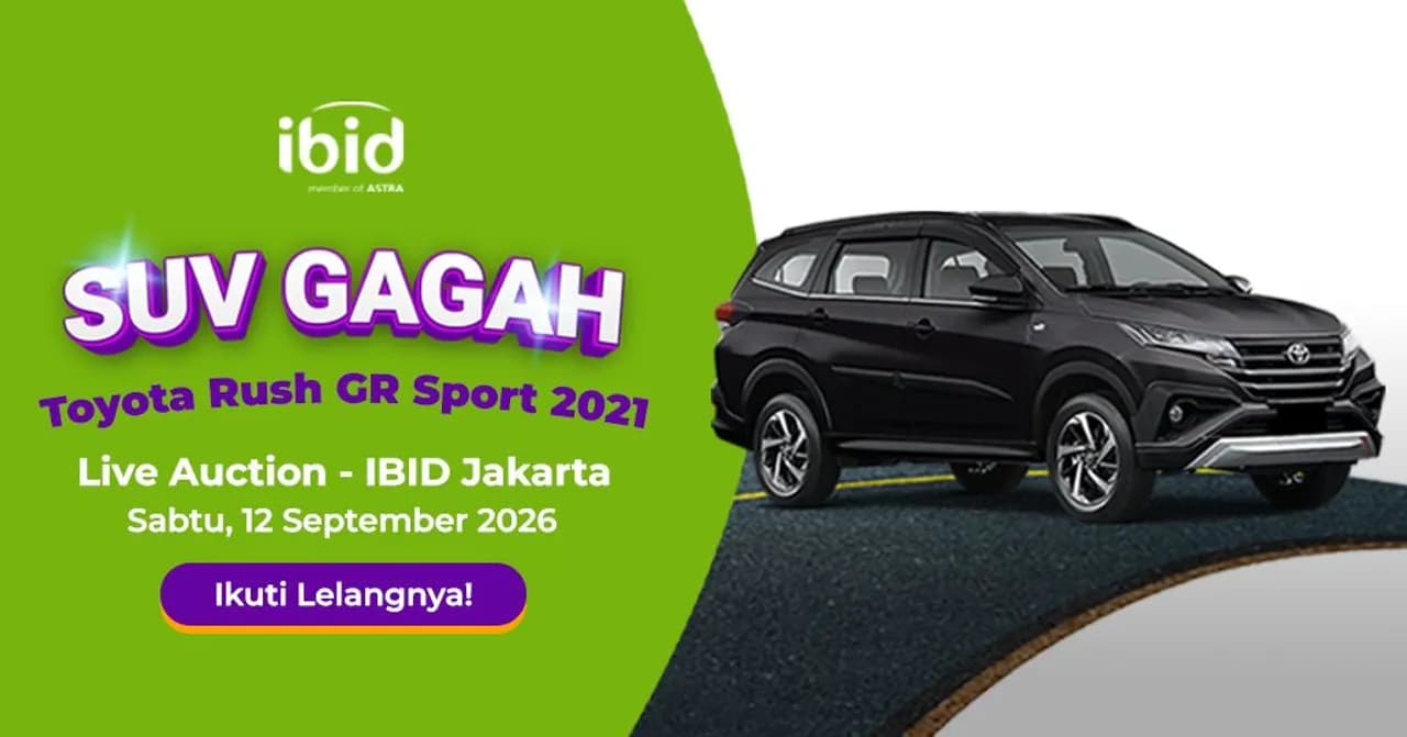 Lelang Mobil Bekas Toyota Rush 2024. (PT Balai Lelang Serasi)