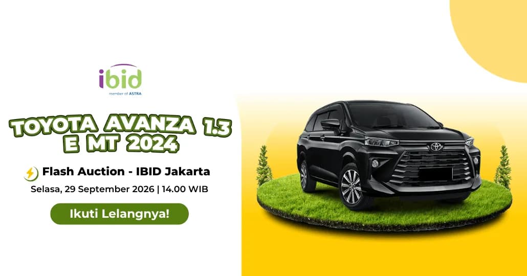 Lelang Mobil Toyota Avanza 2024. (PT Balai Lelang Serasi)