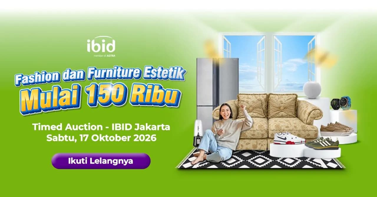 Lelang Lifestyle IBID Jakarta Oktober 2026. (PT Balai Lelang Serasi)
