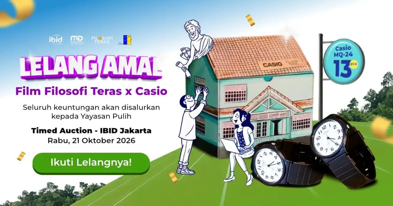 Lelang Amal jam tangan Casio x FT. (PT Balai Lelang Serasi)