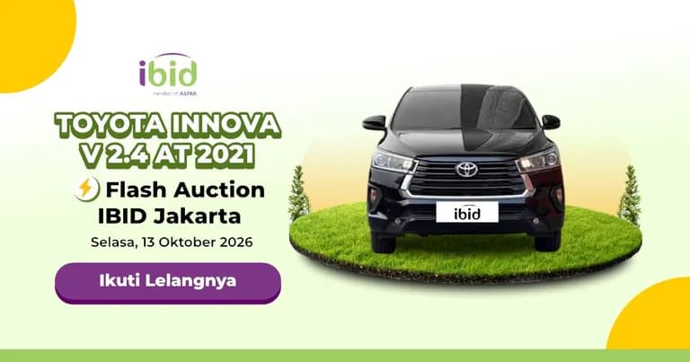 Lelang Mobil Innova 2021. (PT Balai Lelang Serasi)