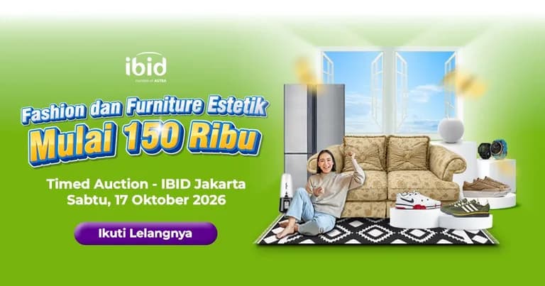 Lelang Lifestyle IBID Jakarta Oktober 2026. (PT Balai Lelang Serasi)