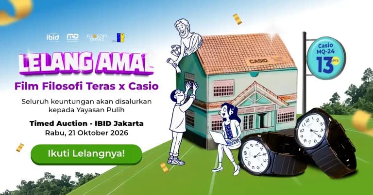 Lelang Amal jam tangan Casio x FT. (PT Balai Lelang Serasi)
