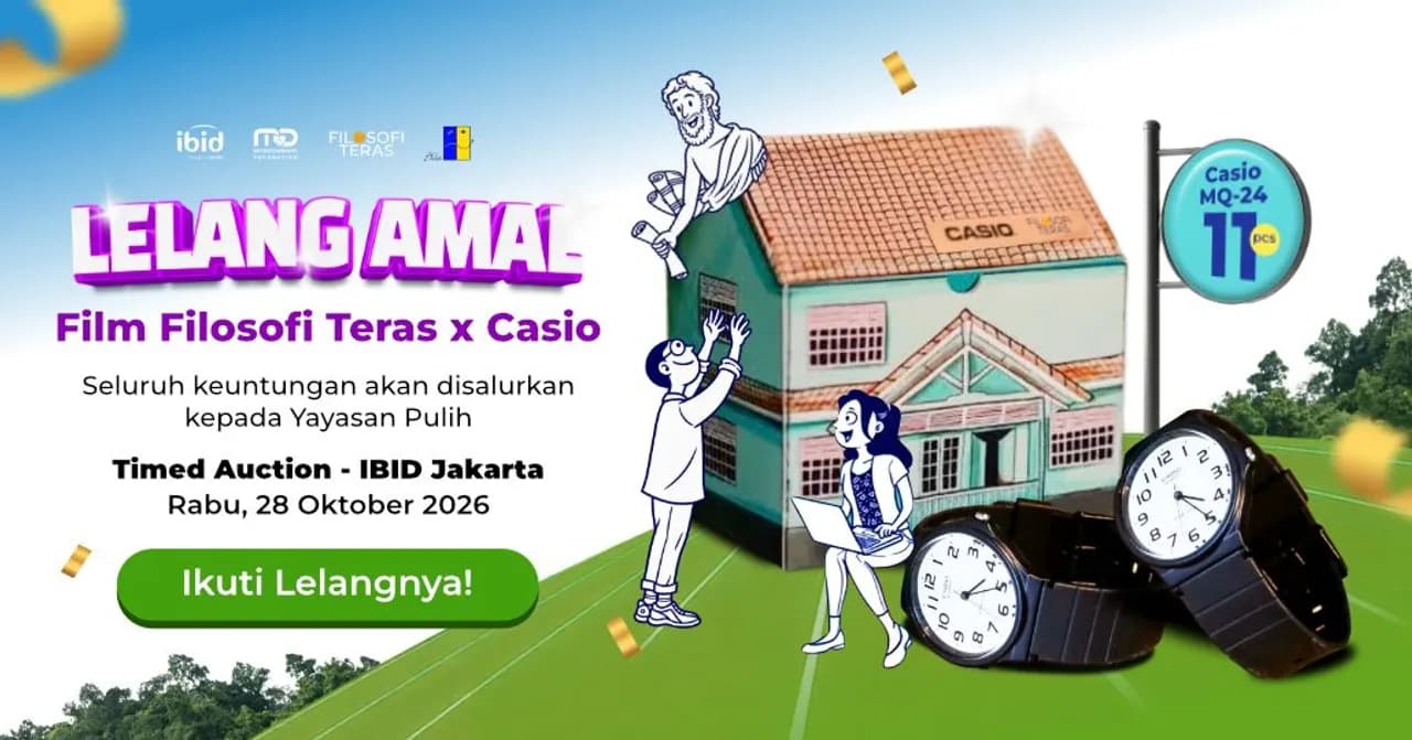Lelang amal FT x Casio 28 Oktober 2026. (PT Balai Lelang Serasi)